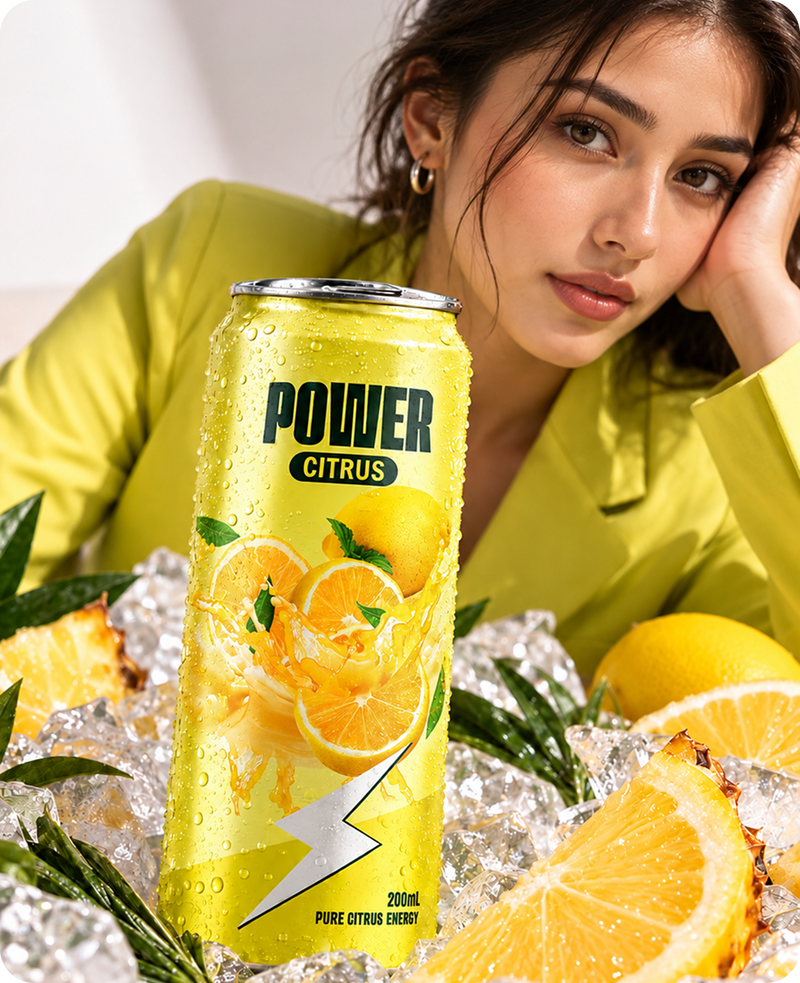 Power Citrus Energy Drink – Nutrition Facts