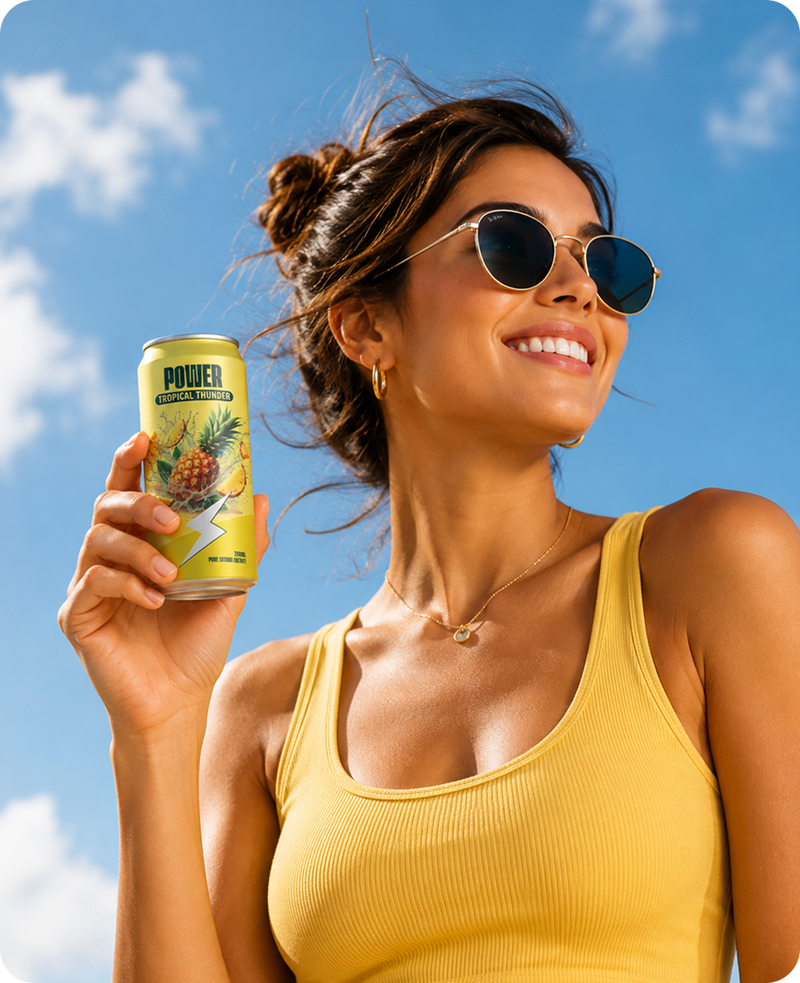 Power Tropical Thunder Energy Drink – Nutrition Facts