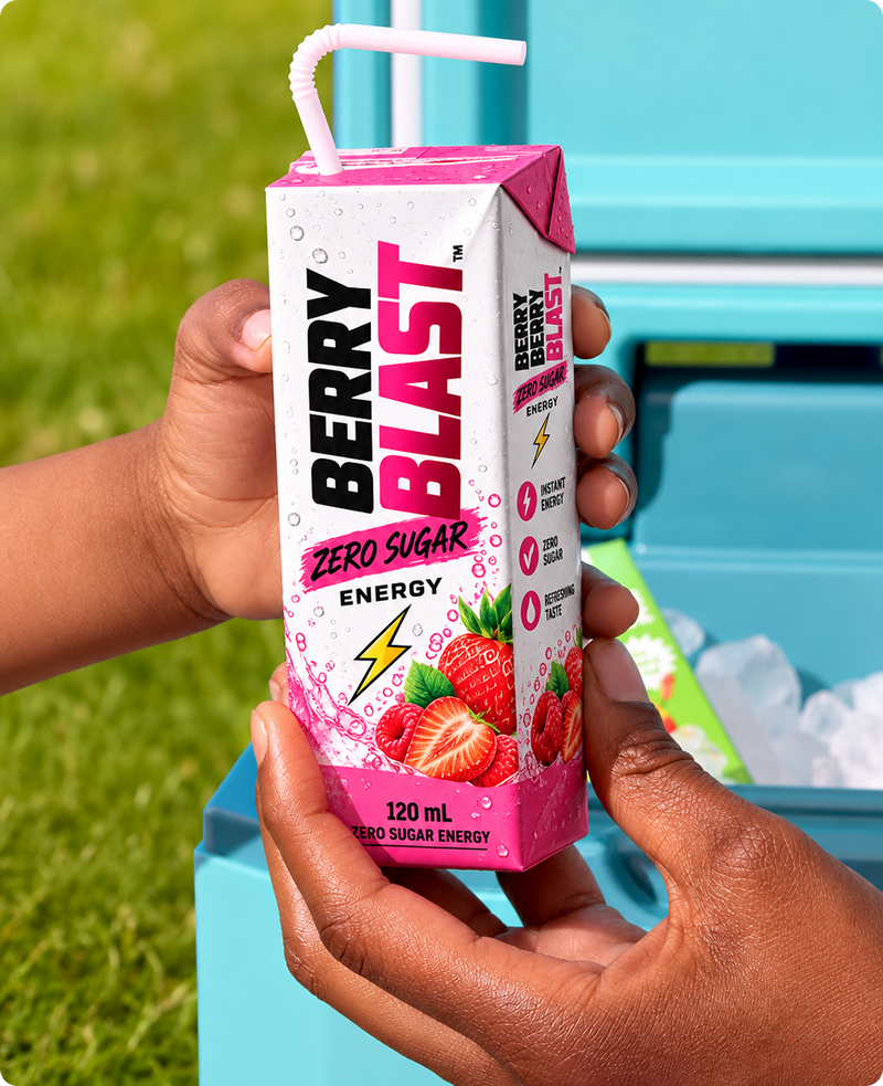 Berry Blast Zero Sugar Energy - Tetra Pack