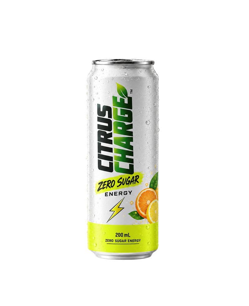 Citrus Charge Zero Sugar Energy Drink 200ml - Product Shot