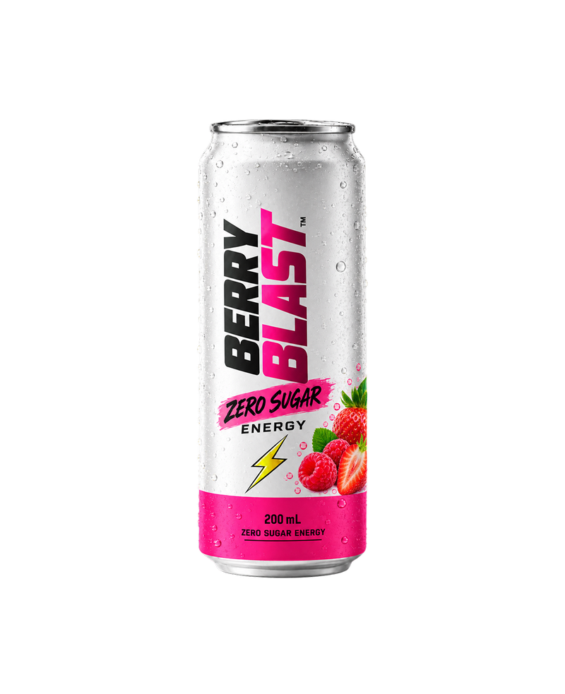 Berry Blast Zero Sugar Energy Drink – Nutrition Label & Ingredients