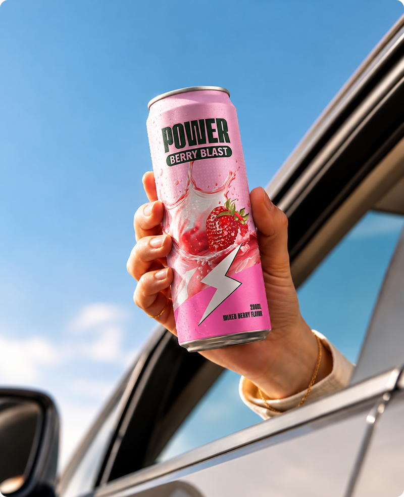 Power Berry Blast Energy Drink - Nutrition Facts